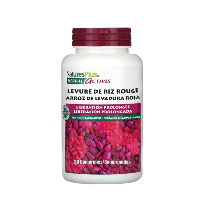 Levure de riz rouge - 30 comprimés - Nature's Plus