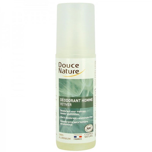 Déodorant spray Homme Vétiver Bio - 125ml - Douce Nature