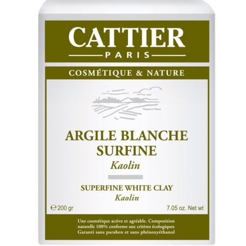 Argile blanche surfine - 200 g - Cattier