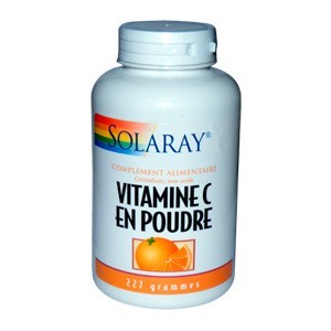 Vitamines C poudre Solaray 227g