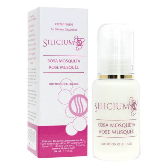 Silicium rose musquée, crème fluide - 50 ml -  Silicium Espana