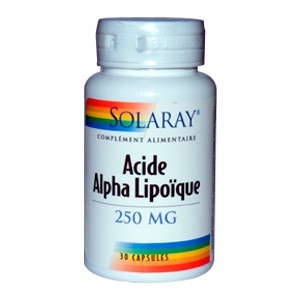 Acide Alpha Lipoïque 250 mg - 30 caps - Solaray