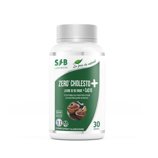 ZERO'CHOLESTO levure riz rouge + Q10 30cp SFB