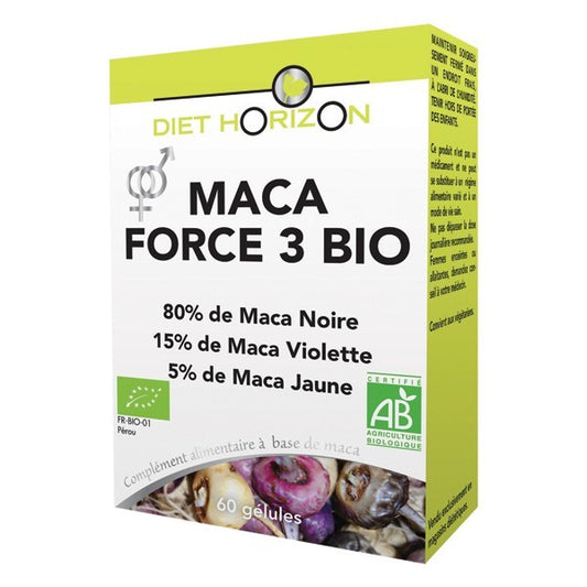 Maca Force 3 BIO - 60 gélules