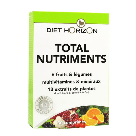 Total Nutriments (vitamines, plantes, minéraux ) - 30 comprimés