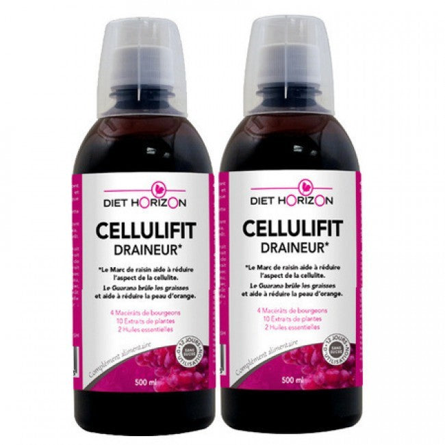 Cellulifit Draineur ( lot de 2 bouteilles - 2x500ml ) Diet Horizon