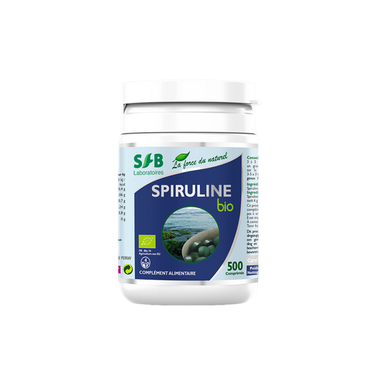 Spiruline biologique - 500 comprimés