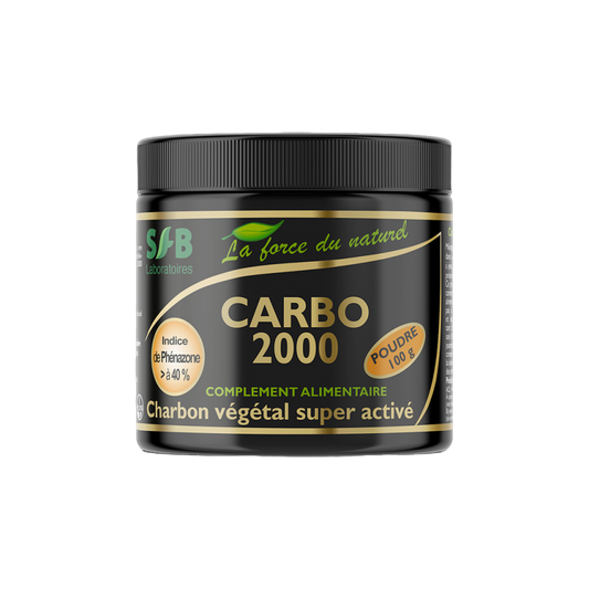 Charbon Super Activé poudre - 100 g - CARBO 2000