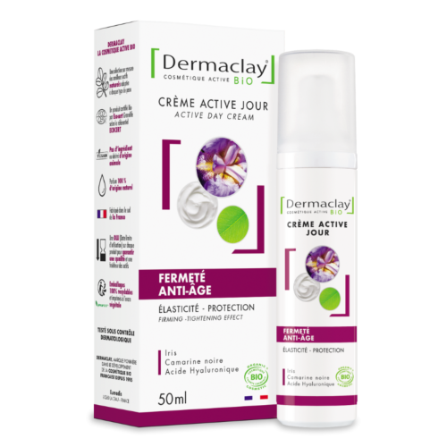 Crème jour hydratation fermeté Bio - 50 ml - Dermaclay