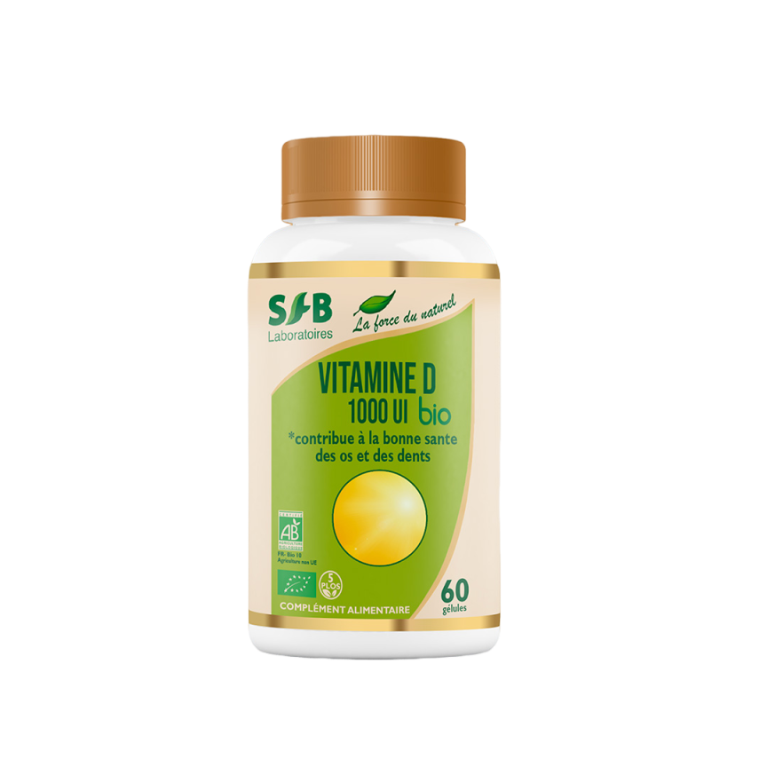 Vitamine D BIO 1000 UI - 90 gélules