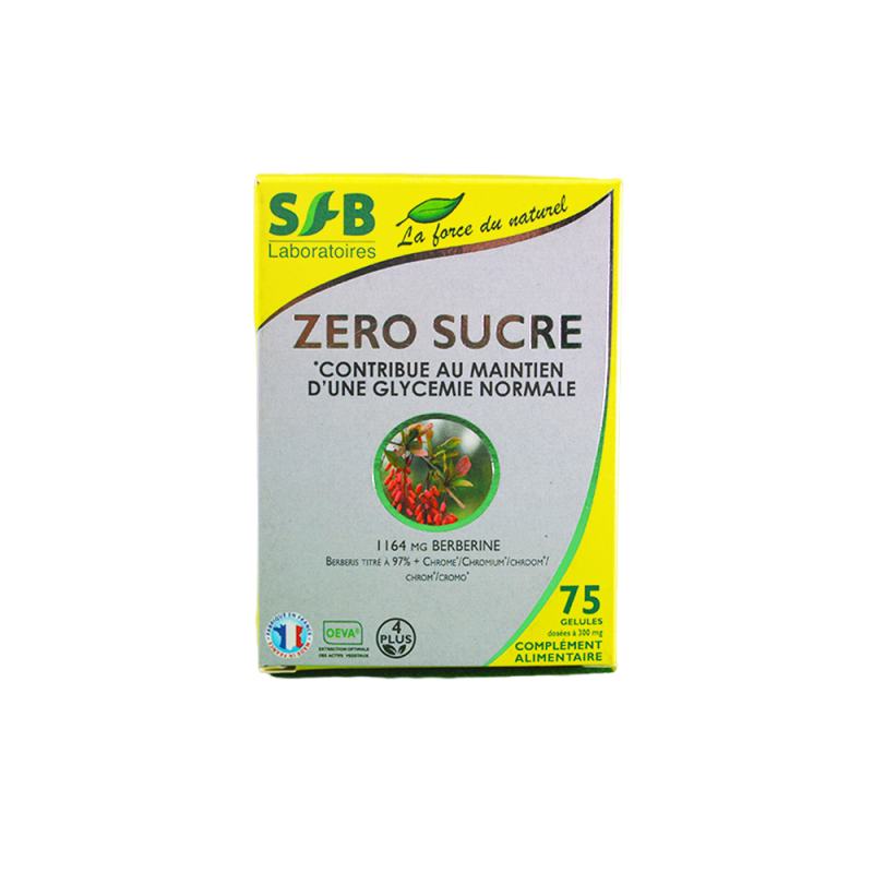 Zéro Sucre (Berbérine) - 75 Gélules