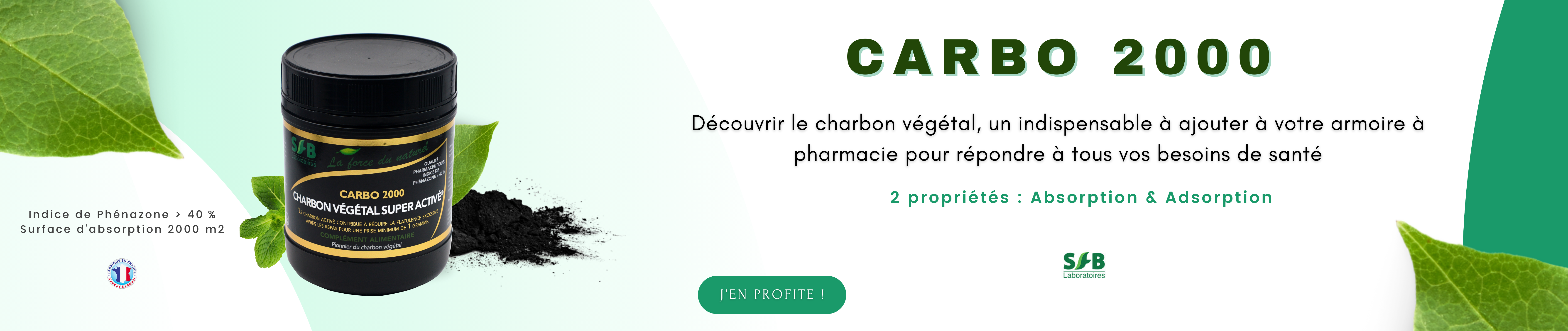 Charbon végétal super activé poudre - Carbo 2000 - 2 Kg